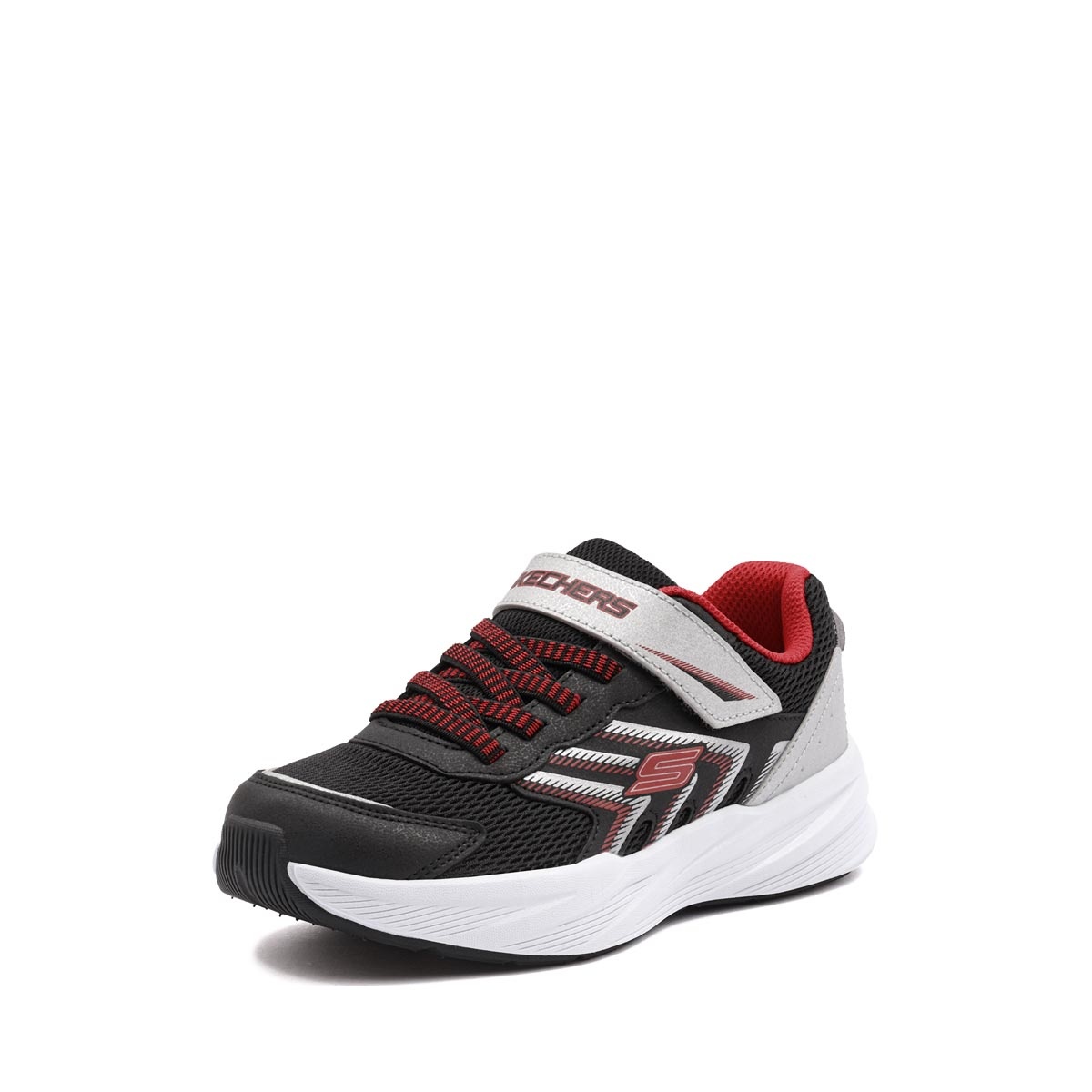 Skechers Microspec Tread Adidași copii 404115L-BKSR