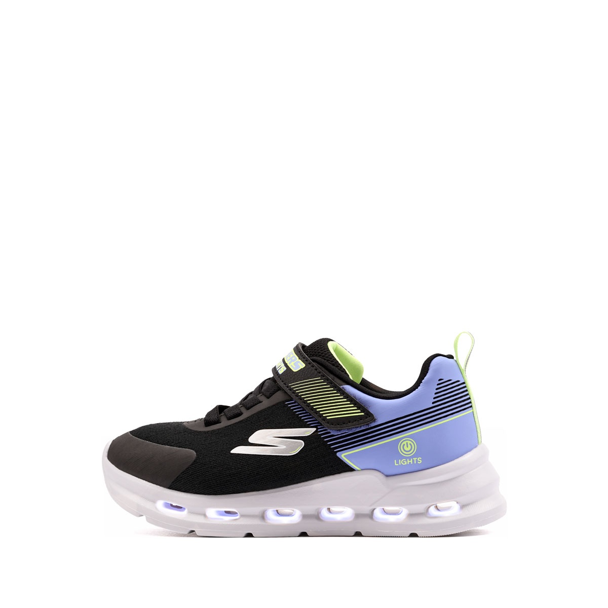 Skechers S Lights-Glide-Step Lights Adidași copii 303730LC-BLK