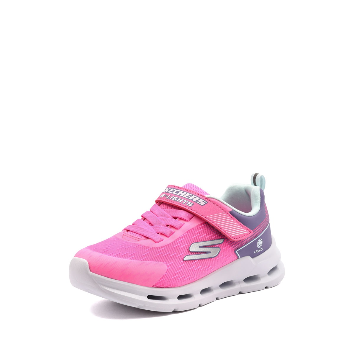 Skechers S Lights-Glide-Step Lights Adidași copii 303730LC-PKMT