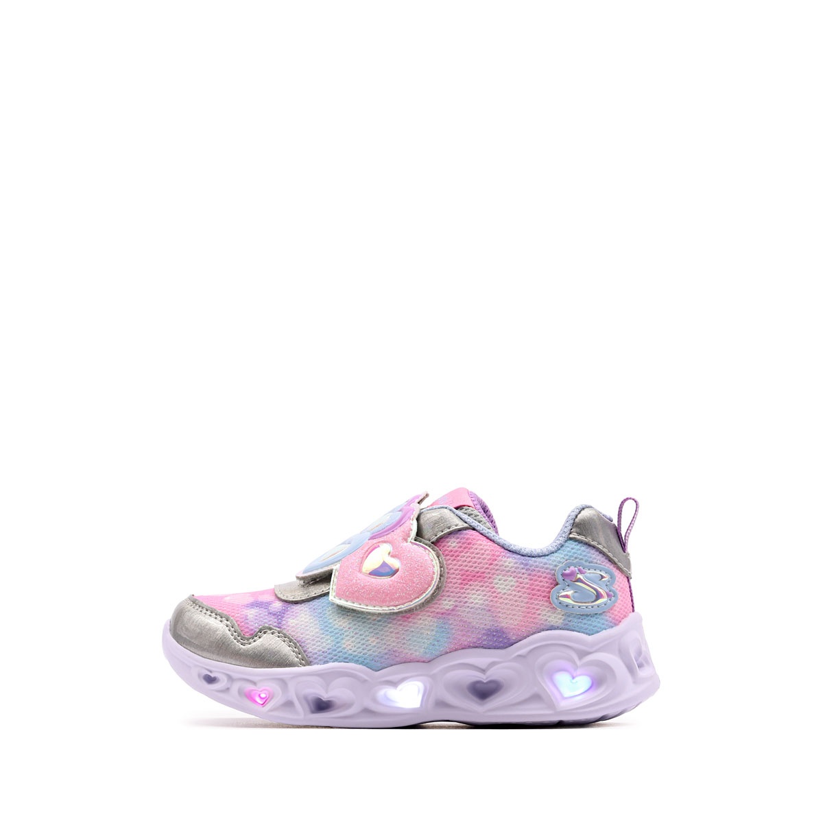 Skechers S Lights-Heart Lights-Lovin Reflection Adidași copii 302693N-SMLT