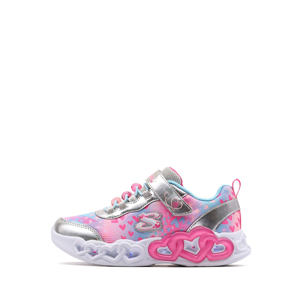 Skechers S Lights-Infinite Heart Lights-Heart Jewels Adidași copii 303261L-SMLT