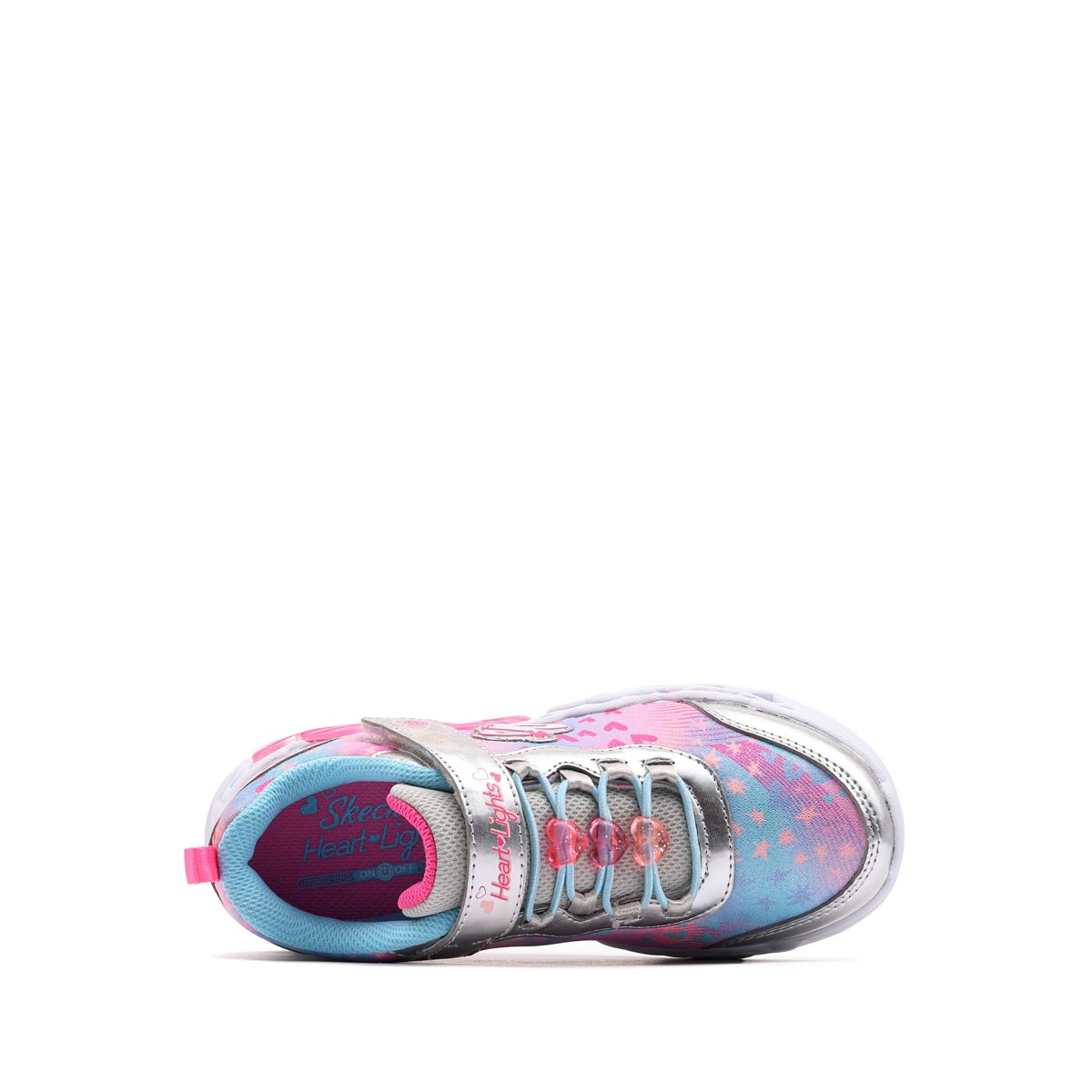 Skechers S Lights-Infinite Heart Lights-Heart Jewels Adidași copii 303261L-SMLT