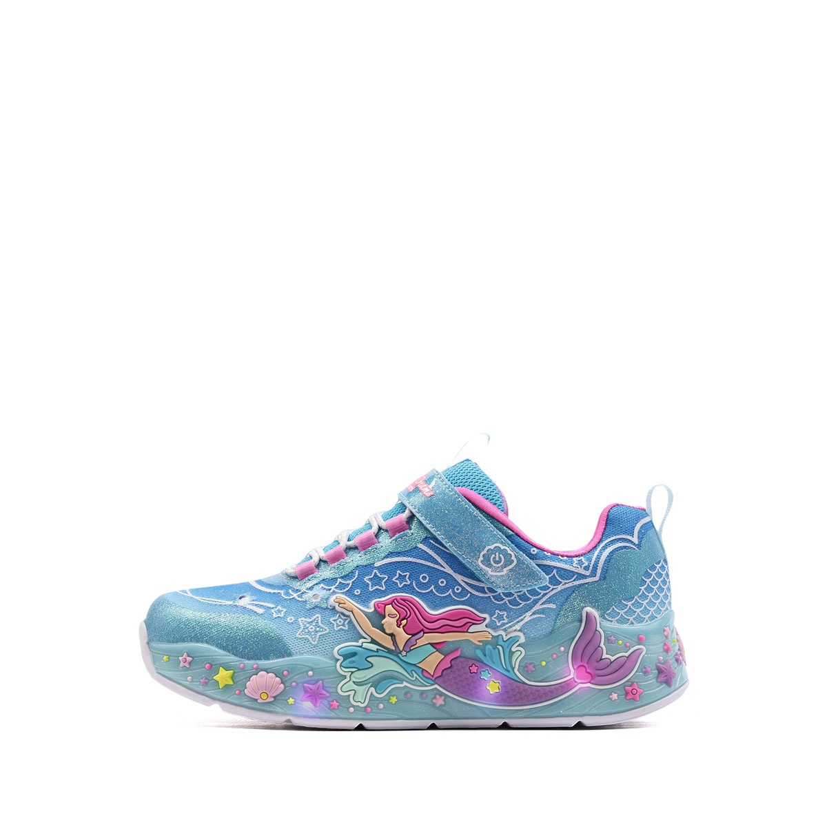  Skechers S Lights-Mermaid Dreams Adidași copii 303060LC-BLMT