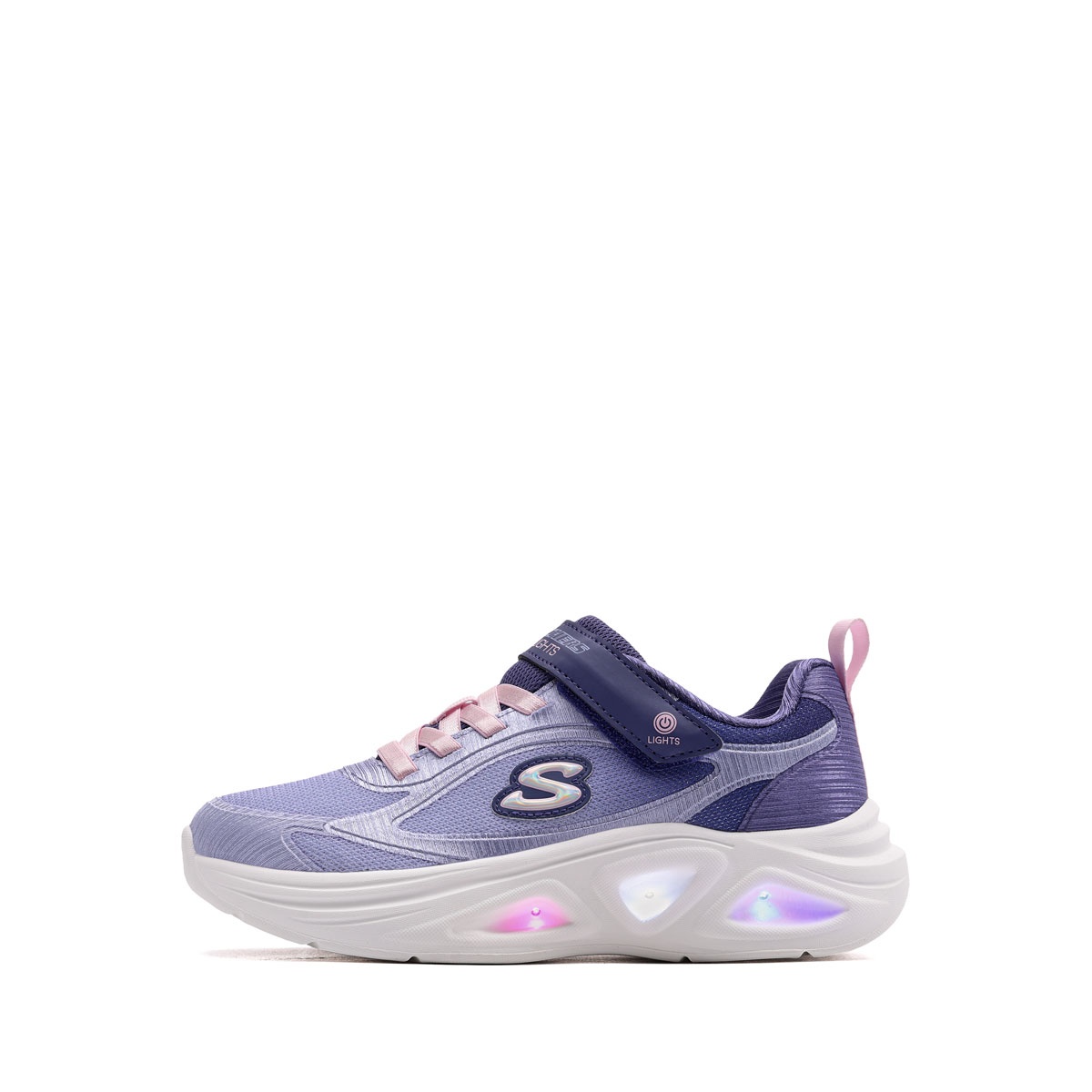 Skechers S Lights-Skechers Sola Glow 2.0 Adidași copii 303729L-NVPK