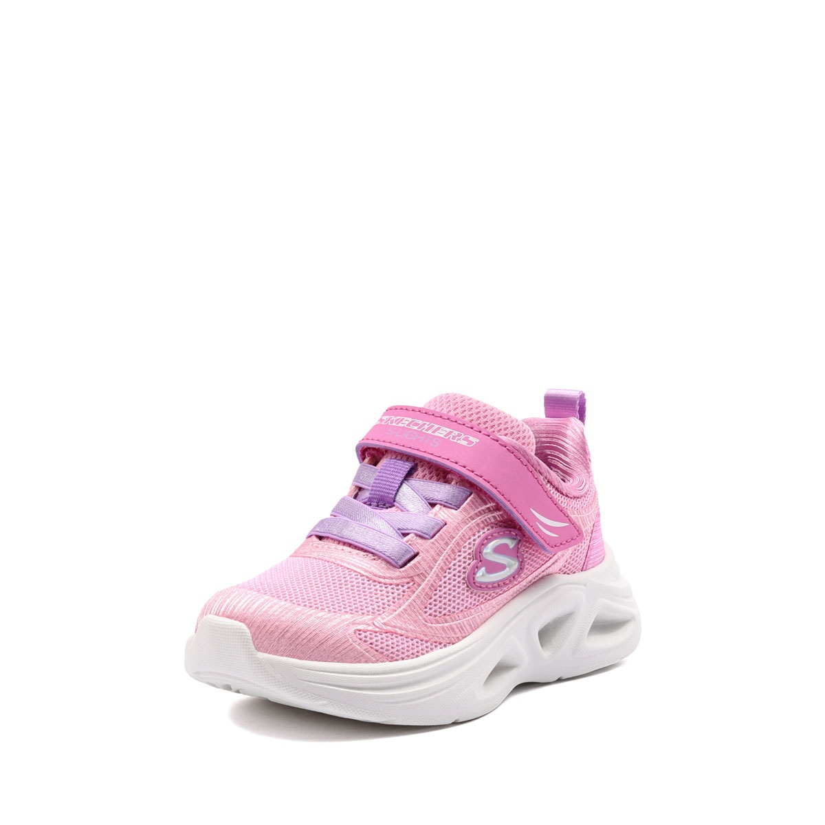Skechers S Lights-Skechers Sola Glow 2.0 Adidași copii 303729N-PKLV