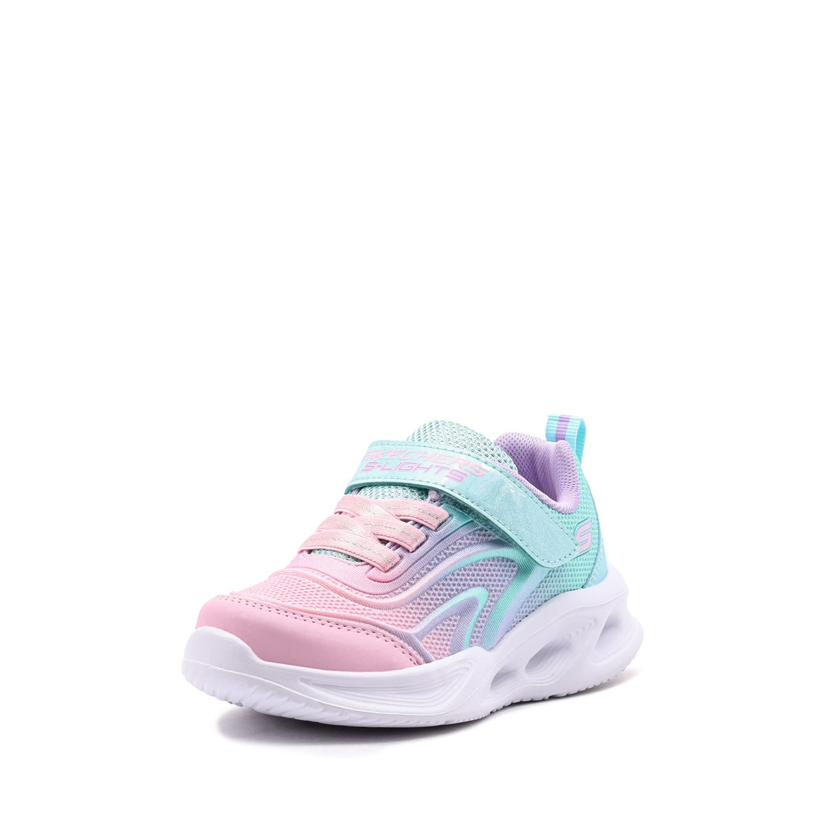 Skechers S Lights-Skechers Sola Glow-Color Breeze Adidași copii 303713N-AQMT