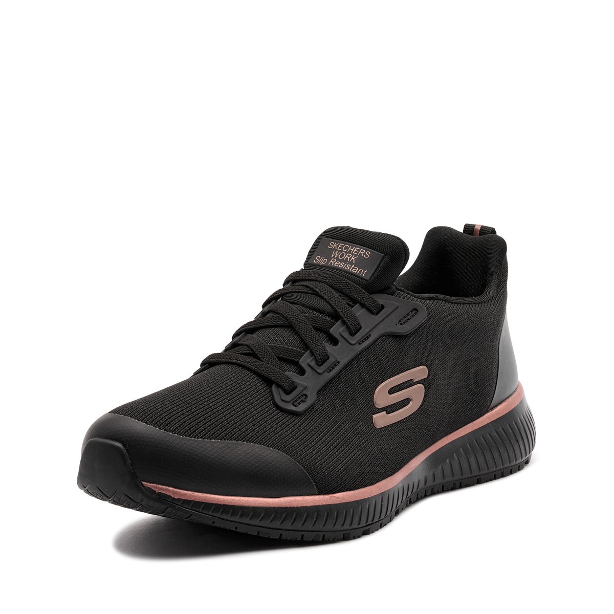 Skechers Squad Slip Resistant Adidași damă 77222EC-BKRG