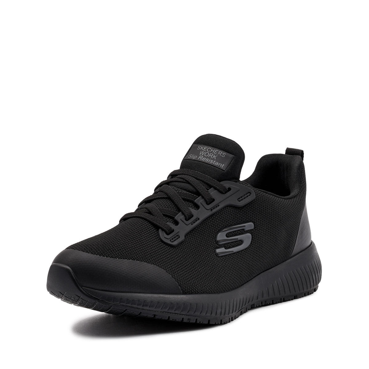 Adidași damă Skechers Squad Slip Resistant 77222EC-BLK Skechers Squad Slip Resistant Adidași damă 77222EC-BLK