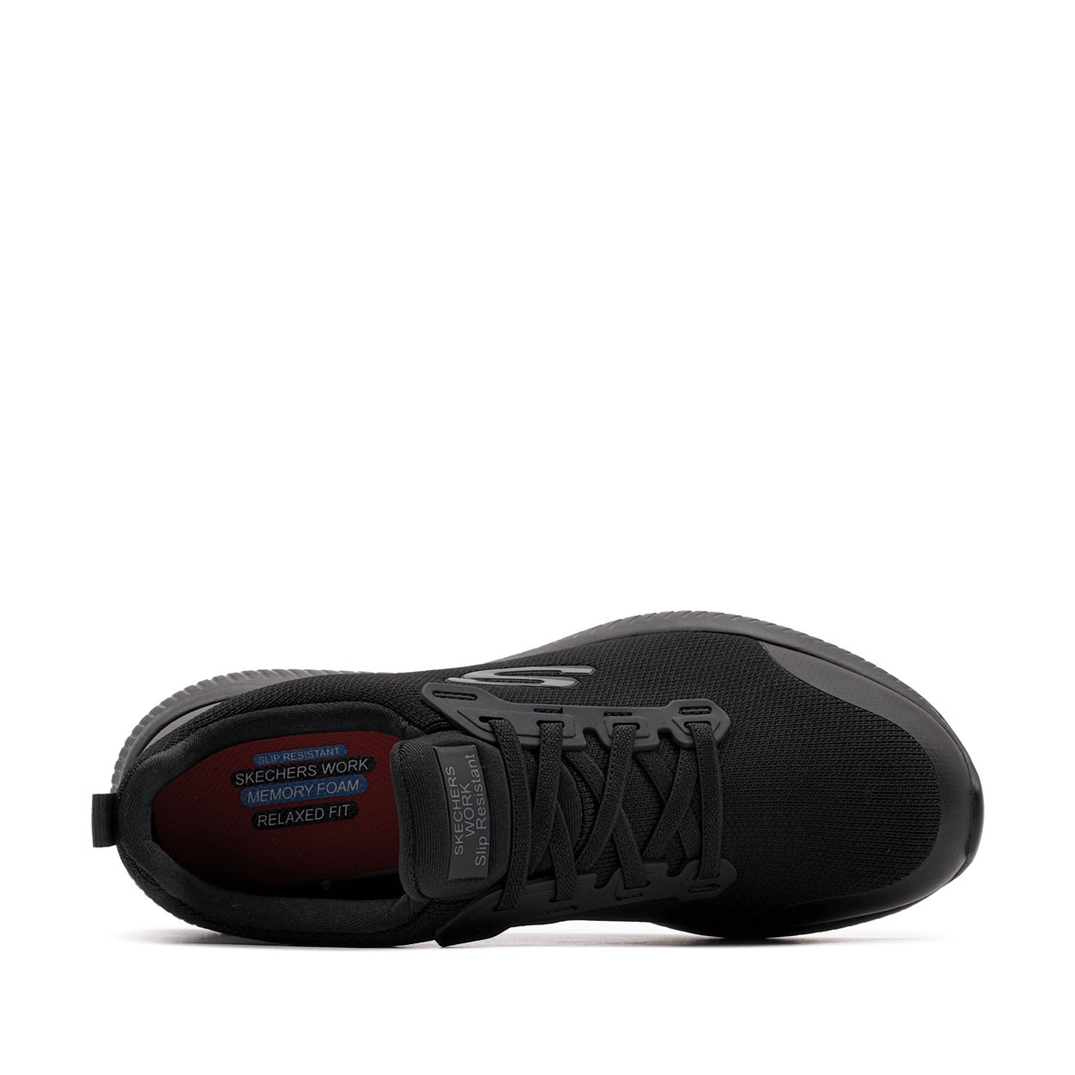 Adidași damă Skechers Squad Slip Resistant 77222EC-BLK Skechers Squad Slip Resistant Adidași damă 77222EC-BLK