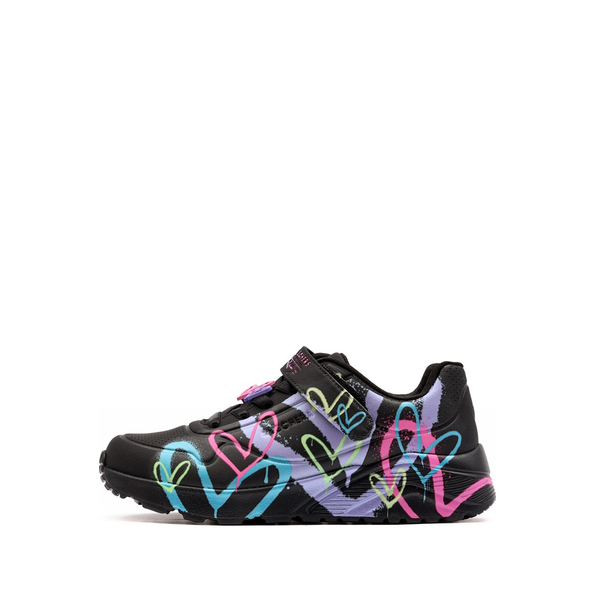 Skechers Uno Lite-Heart Status Adidași copii 314966L-BKMT