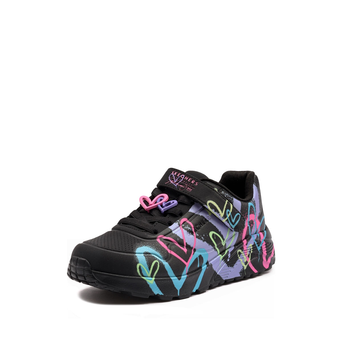 Skechers Uno Lite-Heart Status Adidași copii 314966L-BKMT