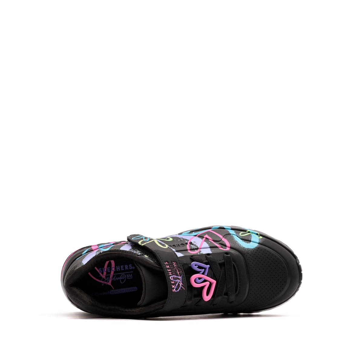 Skechers Uno Lite-Heart Status Adidași copii 314966L-BKMT