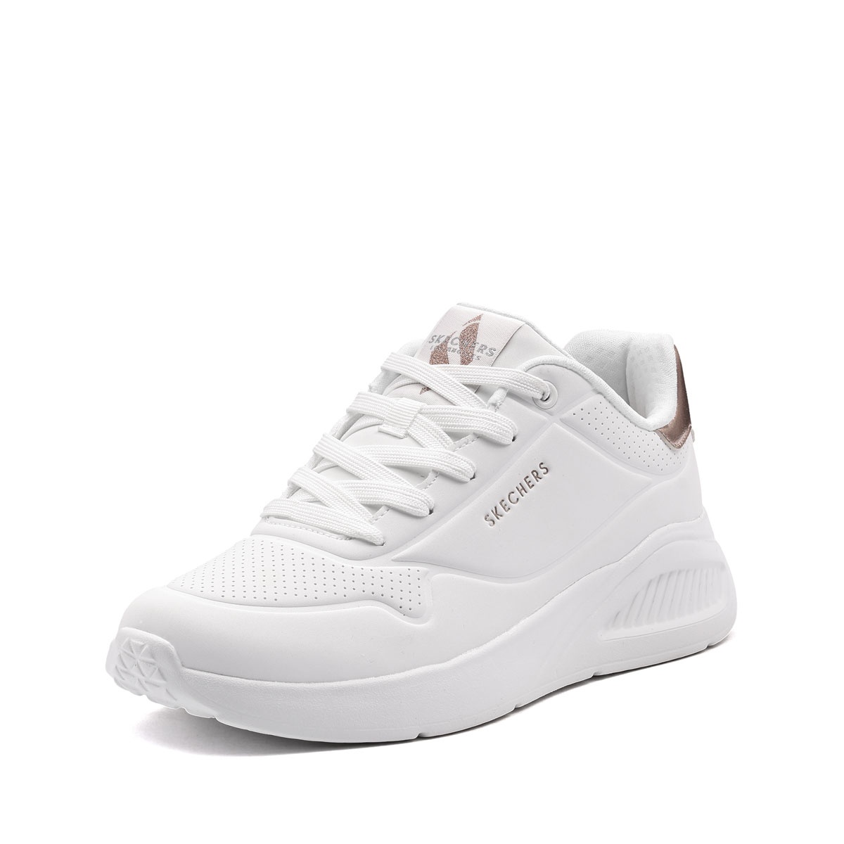 Skechers Uno Lite-Shimmer Along Adidași damă 177291-WHT