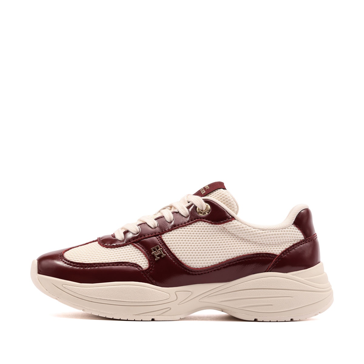 Tommy Hilfiger Modern Runner Shiny Leather Adidași damă FW0FW09413GNE