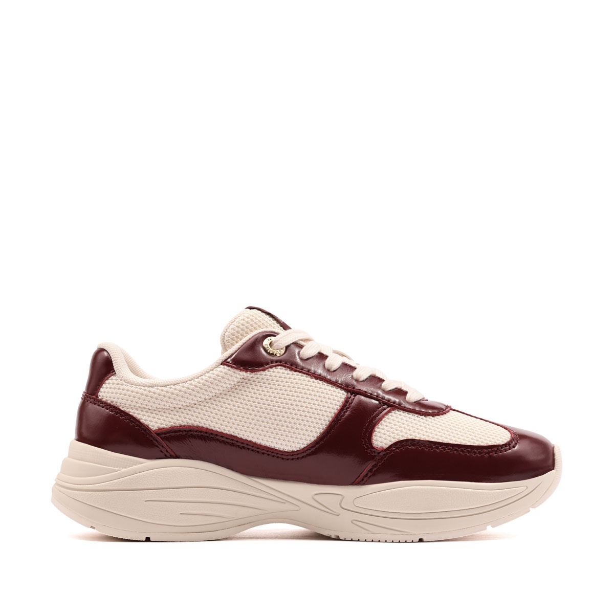 Tommy Hilfiger Modern Runner Shiny Leather Adidași damă FW0FW09413GNE