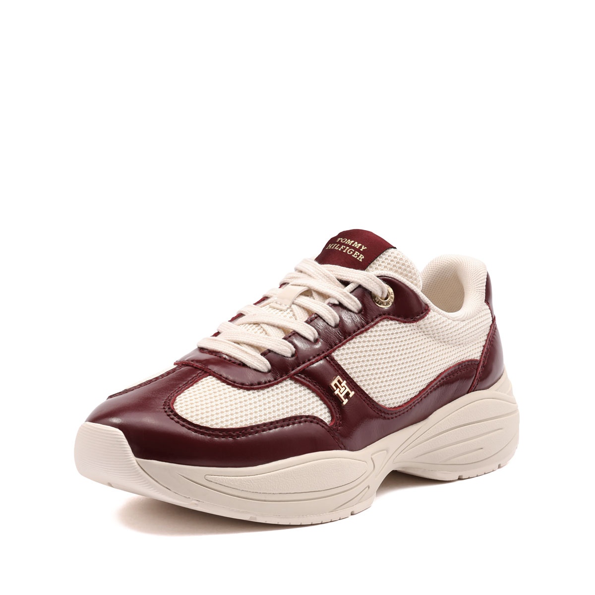 Tommy Hilfiger Modern Runner Shiny Leather Adidași damă FW0FW09413GNE