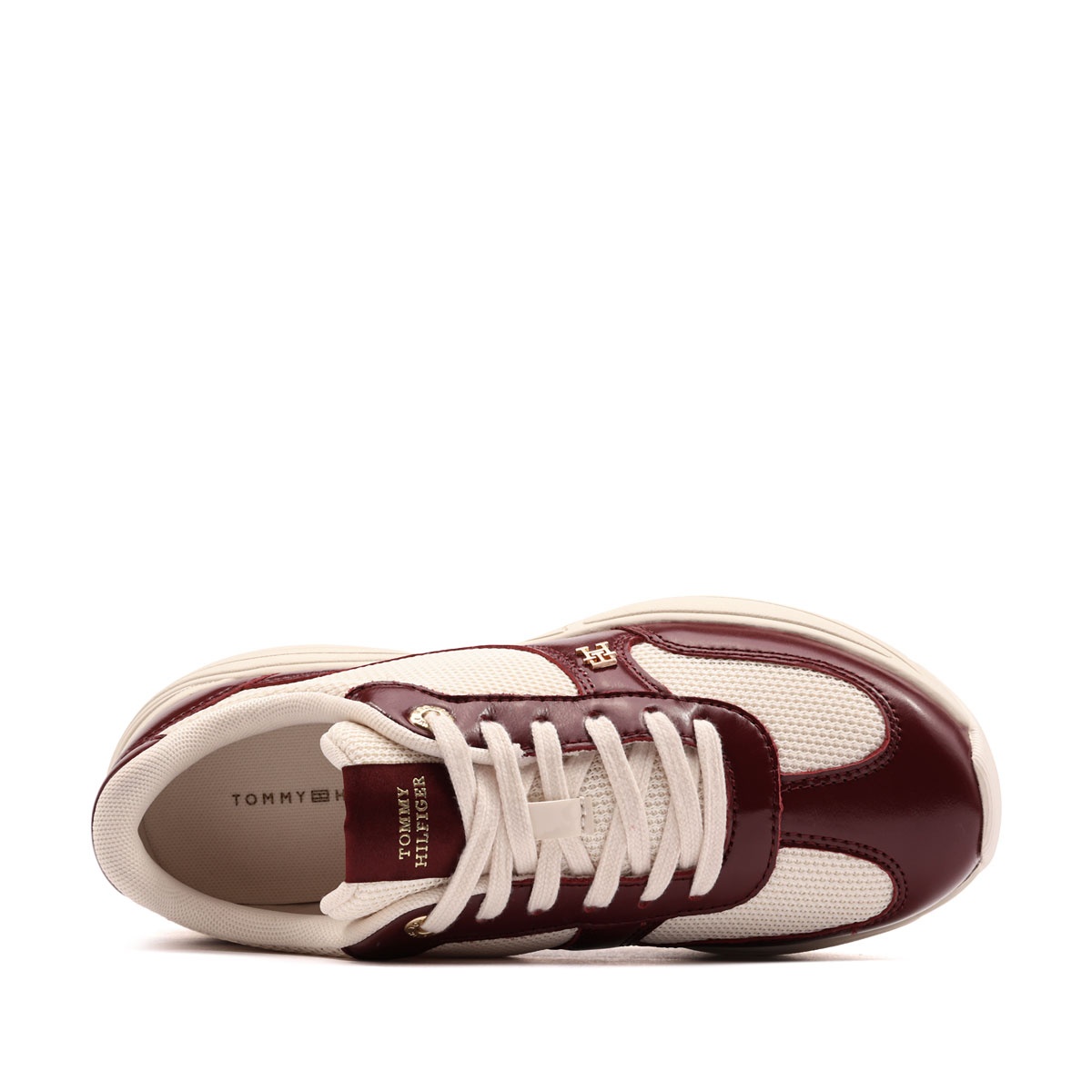 Tommy Hilfiger Modern Runner Shiny Leather Adidași damă FW0FW09413GNE