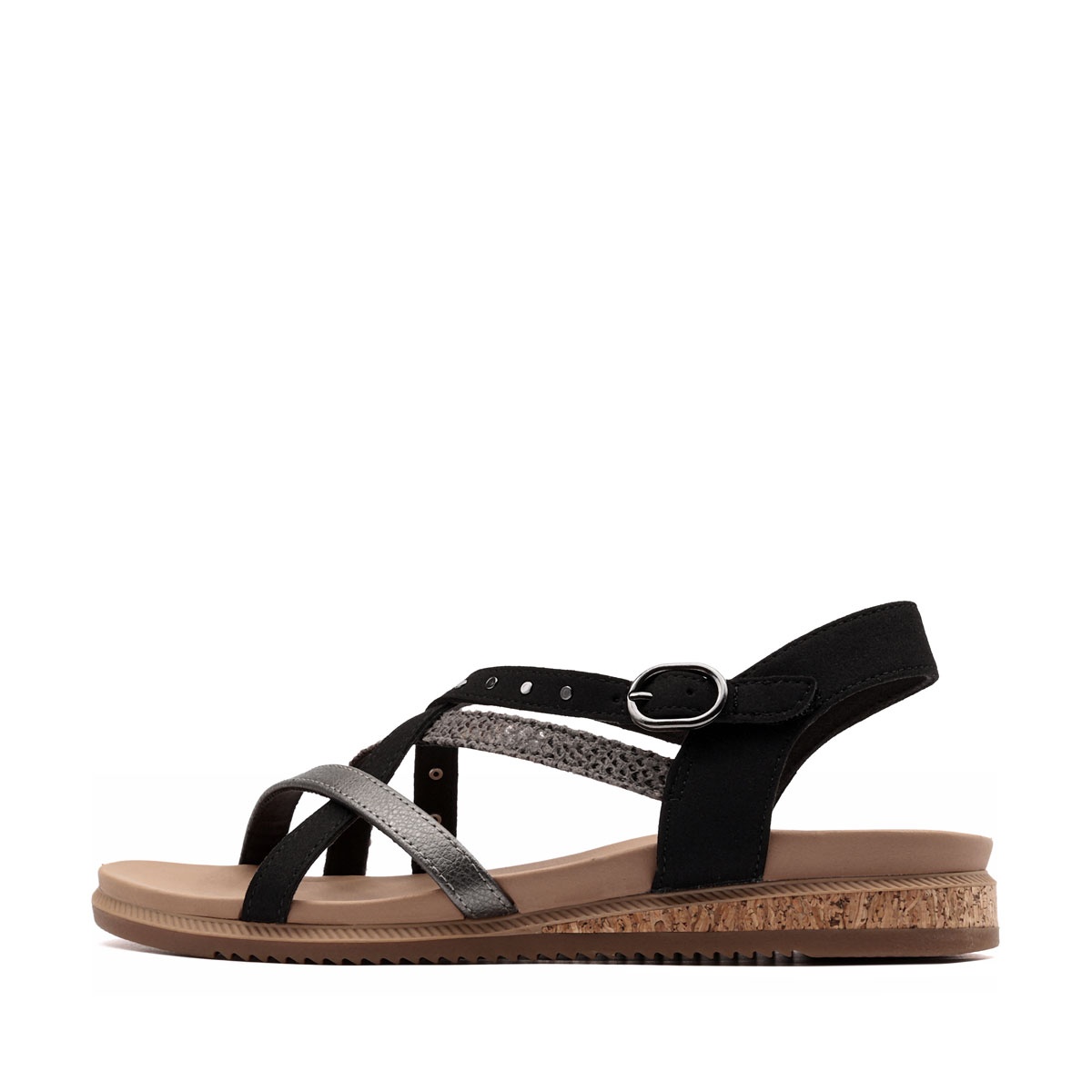 Skechers Desert Kiss Low-Seaside Sling Sandale damă 114713-BLK