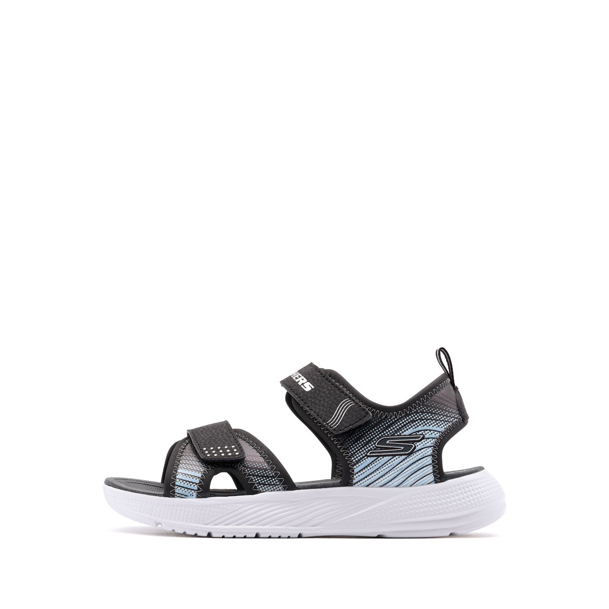 Sandale Skechers Microspec-Splash 407034L-BKSL Skechers Microspec-Splash Sandale 407034L-BKSL