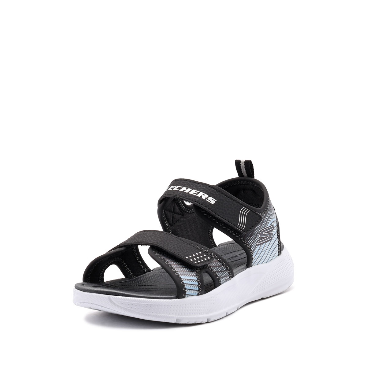 Sandale Skechers Microspec-Splash 407034L-BKSL Skechers Microspec-Splash Sandale 407034L-BKSL