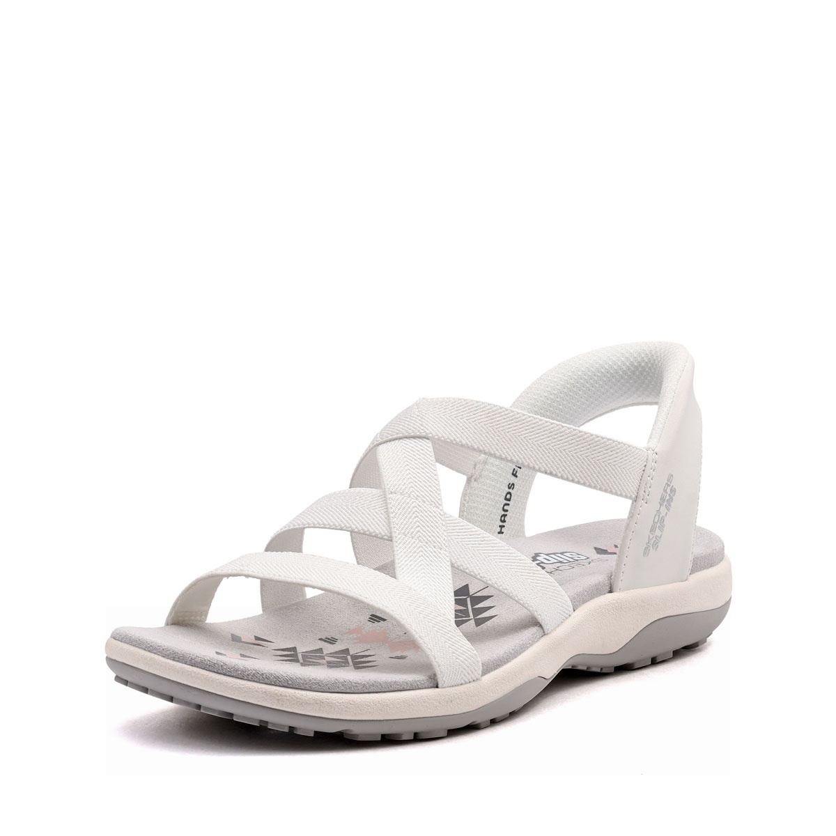 Skechers Reggae Slim-Stretch Flex Sandale damă 163460-WHT