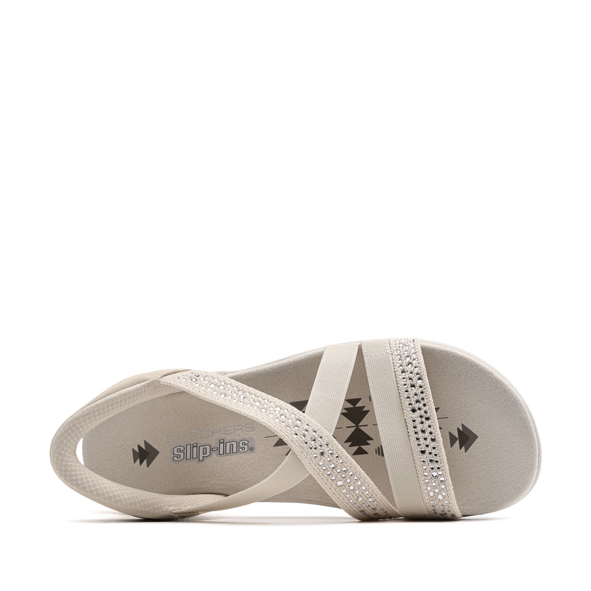 Skechers Reggae Slim-Summer Sparkle Sandale damă 163574-NAT