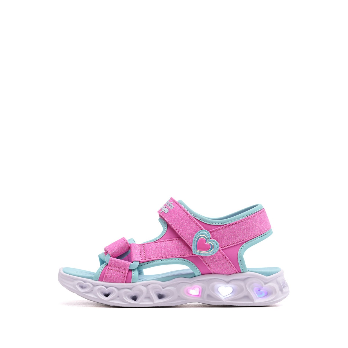 Skechers S Lights-Heart Lights-Sugar Sparks Sandale copii 303114L-PKTQ