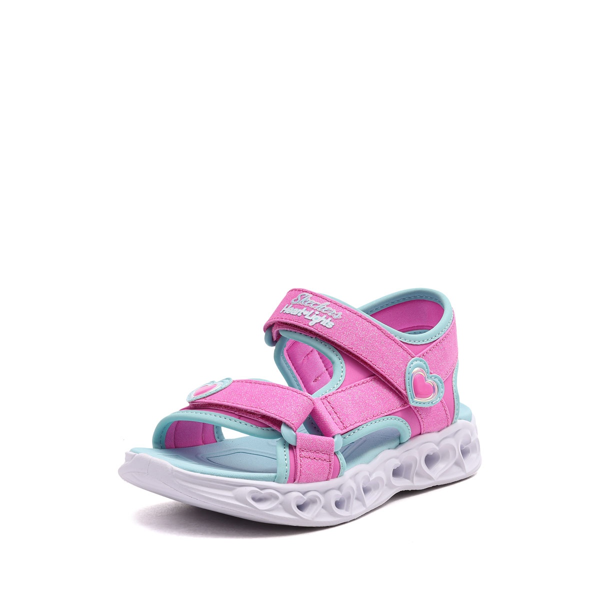 Skechers S Lights-Heart Lights-Sugar Sparks Sandale copii 303114L-PKTQ