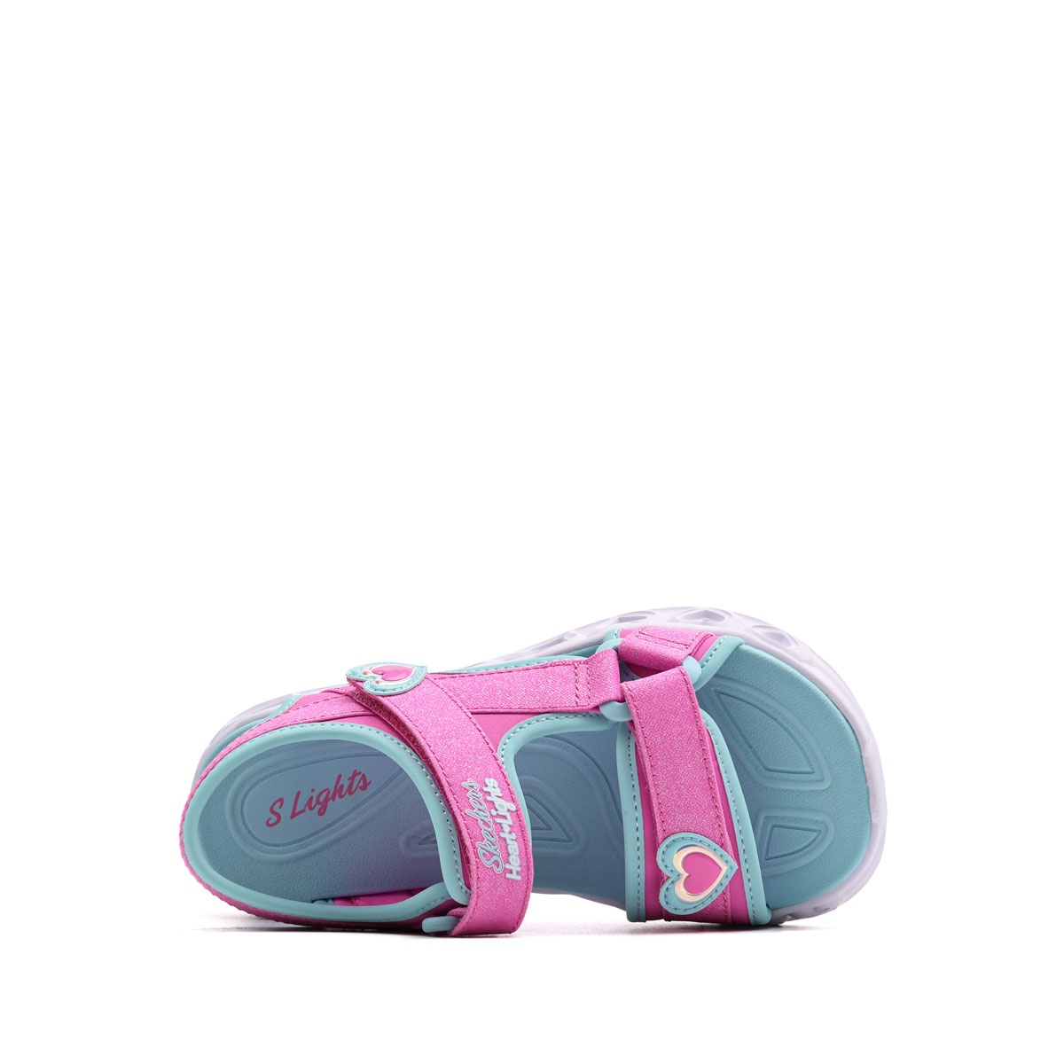 Skechers S Lights-Heart Lights-Sugar Sparks Sandale copii 303114L-PKTQ