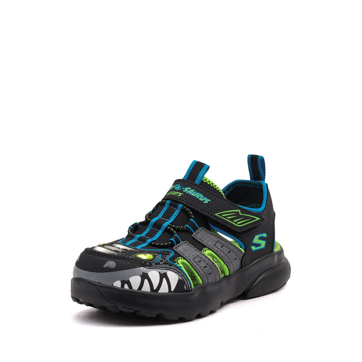 Skechers S Lights-Razor Splash-Raptor Quest Sandale copii 402284L-BKLM