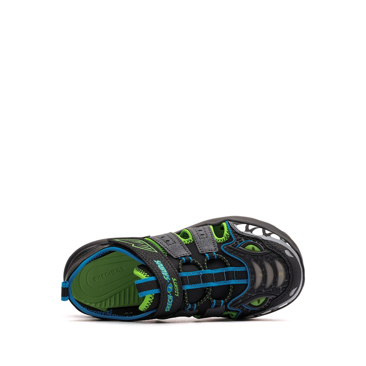 Skechers S Lights-Razor Splash-Raptor Quest Sandale copii 402284L-BKLM