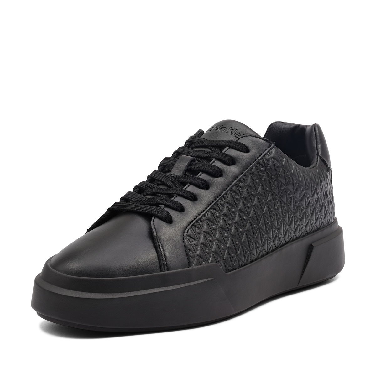 Calvin Klein Chunky Cupsole LaceUp Leather AOP Pantofi sport bărbați YM0YM013830GJ