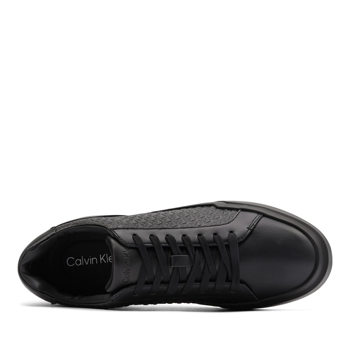 Calvin Klein Chunky Cupsole LaceUp Leather AOP Pantofi sport bărbați YM0YM013830GJ