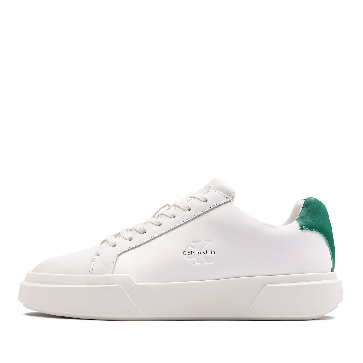 Calvin Klein Chunky Cupsole LaceUp Leather Pantofi sport bărbați YM0YM013440K9