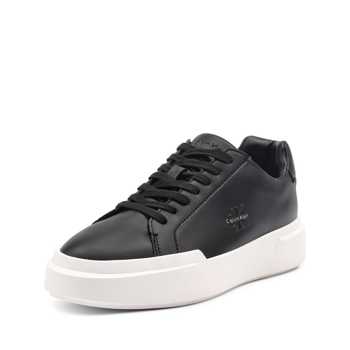 Calvin Klein Chunky Cupsole LaceUp Leather Pantofi sport damă YW0YW019470GM