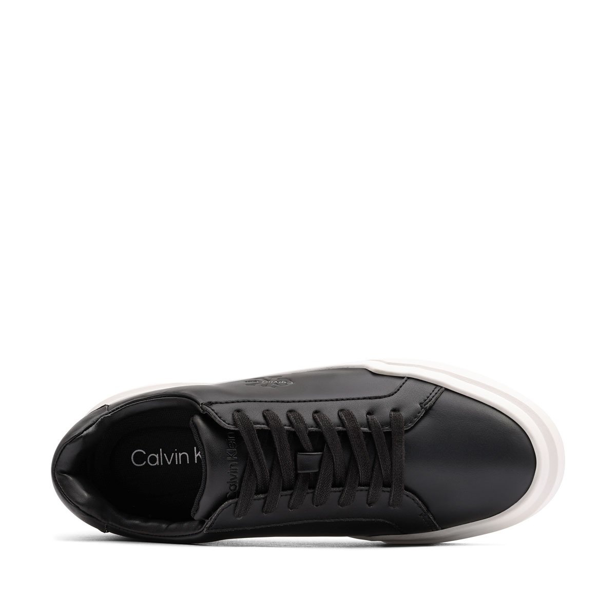 Calvin Klein Chunky Cupsole LaceUp Leather Pantofi sport damă YW0YW019470GM