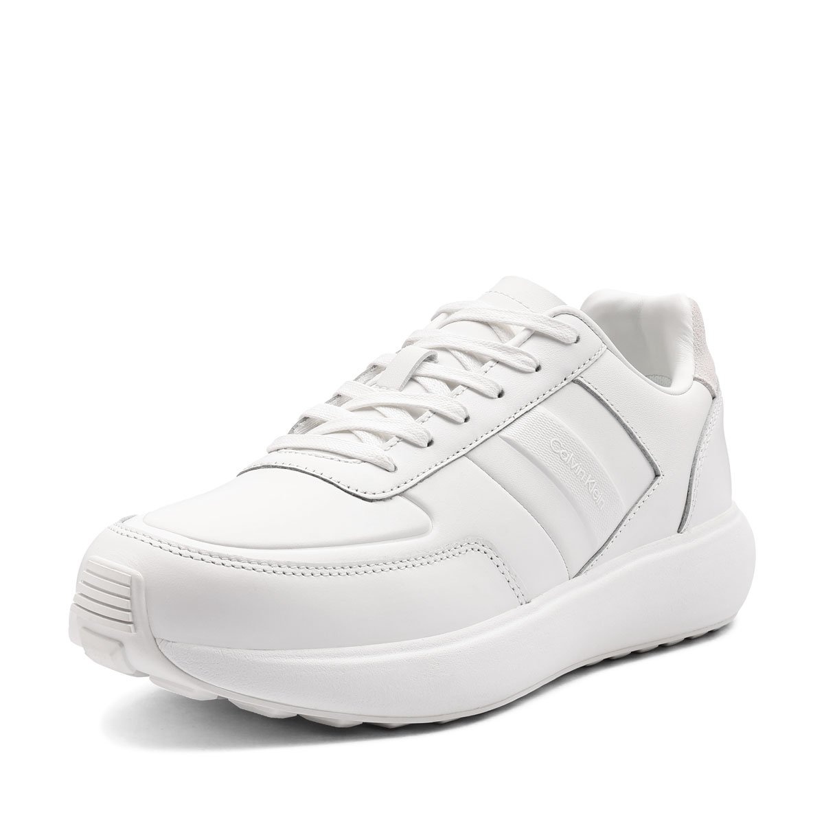 Calvin Klein City Runner Laceup Tape Leather Pantofi sport bărbați HM0HM019570K4