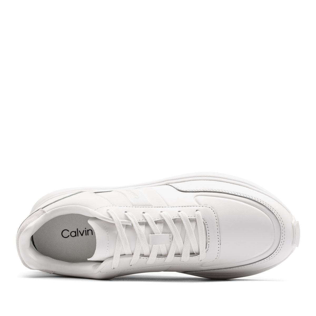 Calvin Klein City Runner Laceup Tape Leather Pantofi sport bărbați HM0HM019570K4