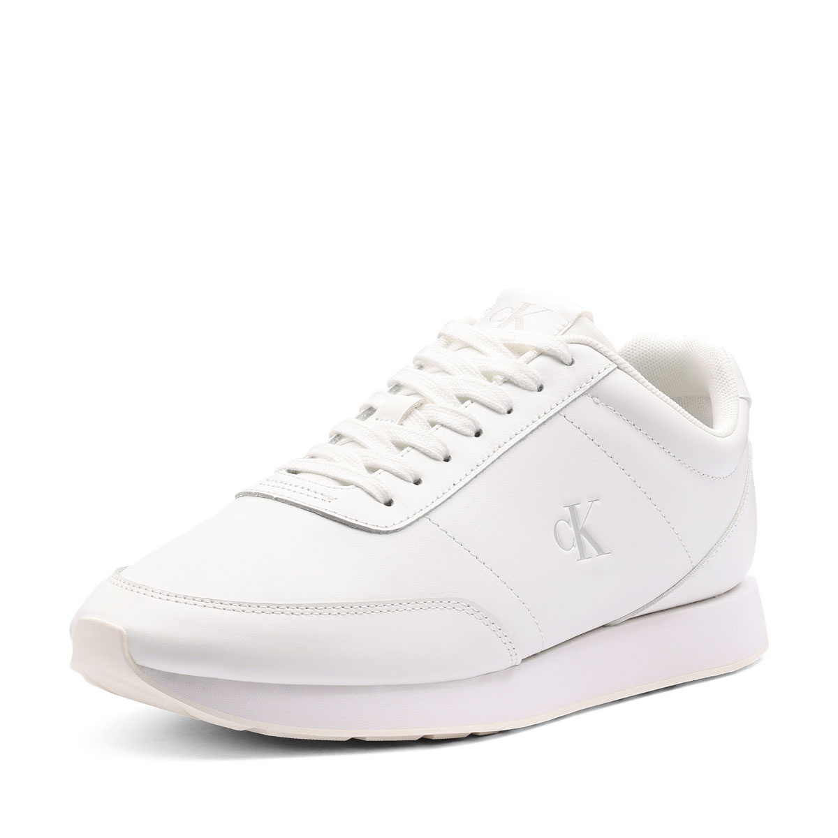 Pantofi sport bărbați Calvin Klein Retro Runner Ess Leather YM0YM013550K4 Calvin Klein Retro Runner Ess Leather Pantofi sport bărbați YM0YM013550K4