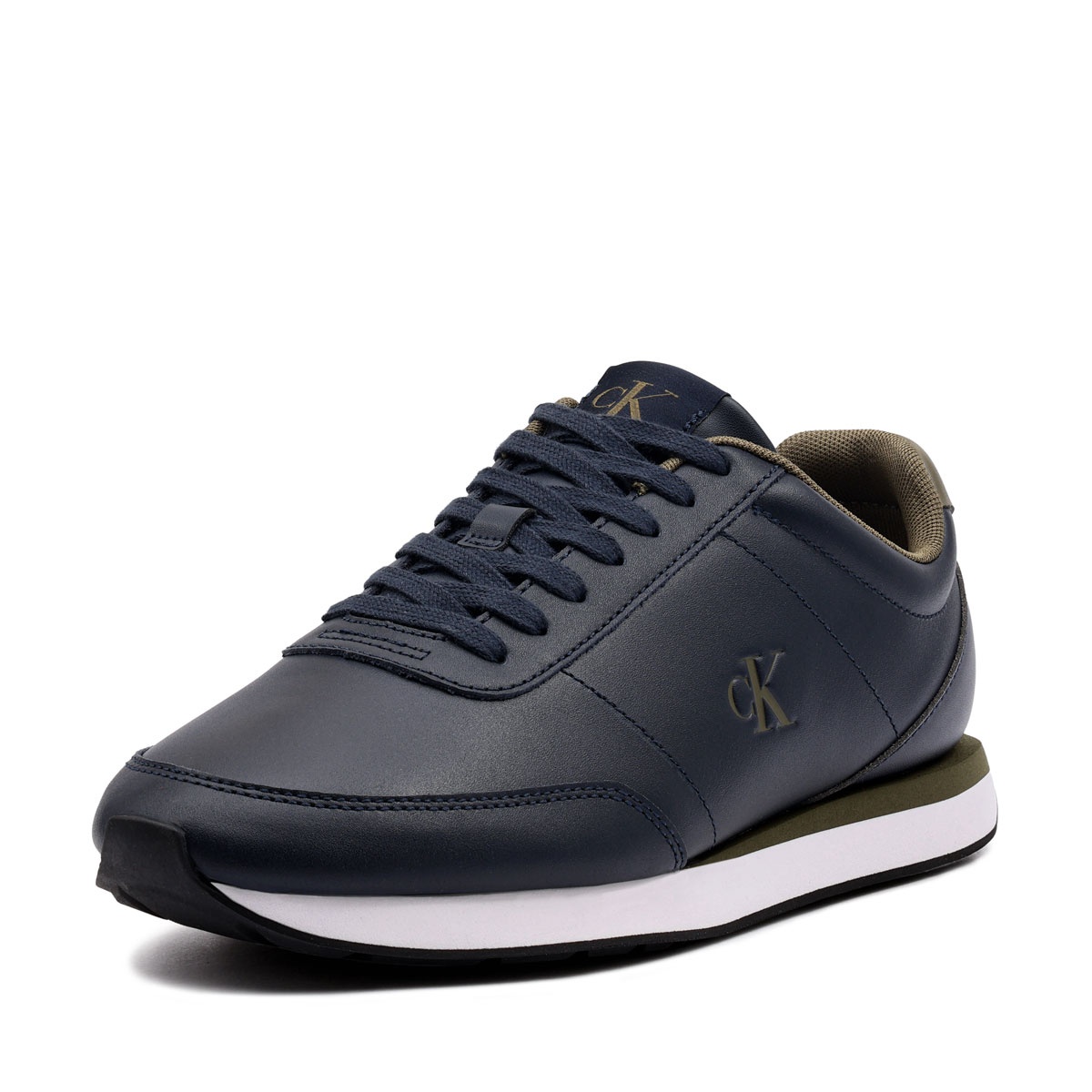 Calvin Klein Retro Runner Ess Leather Pantofi sport bărbați YM0YM013550ZT