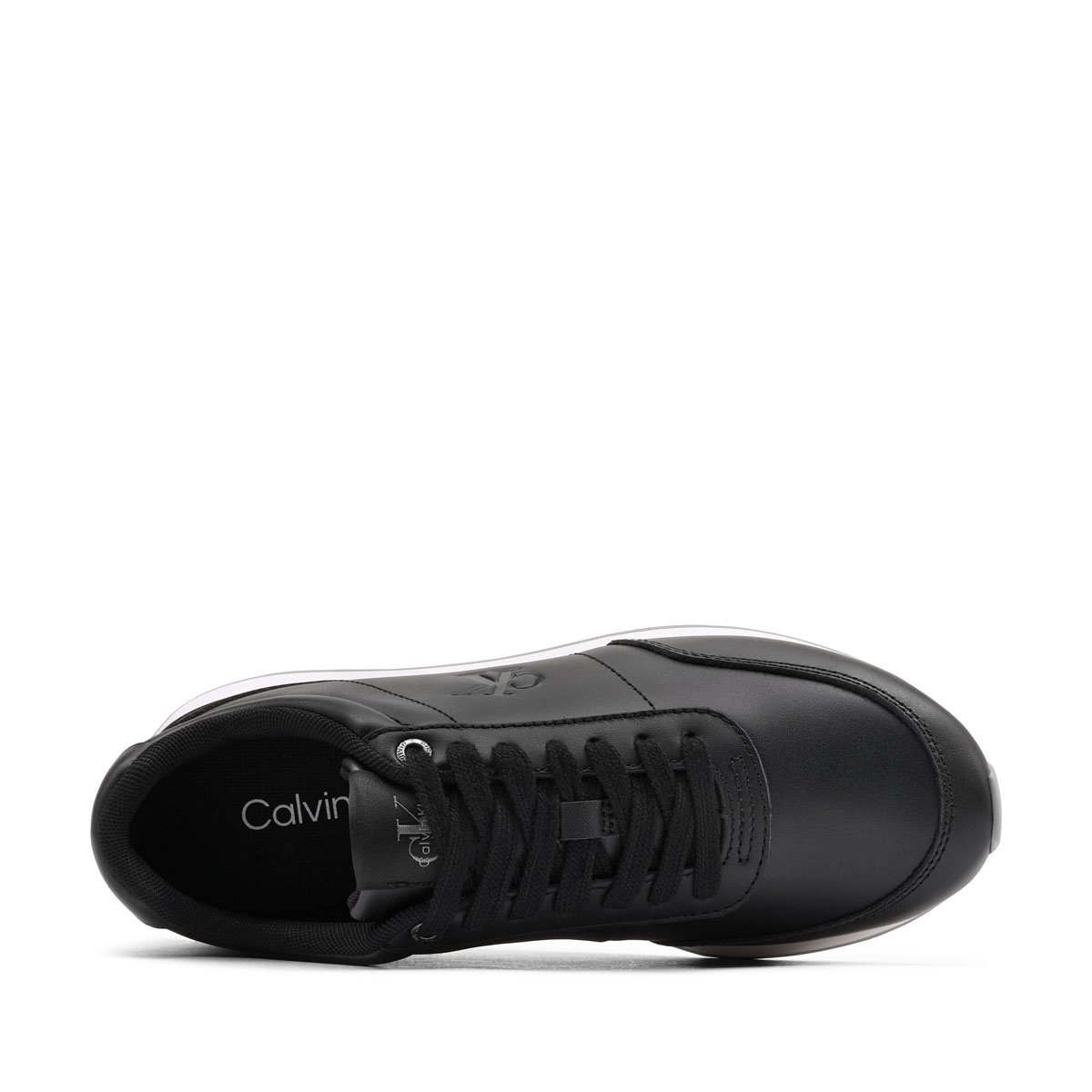 Calvin Klein Retro Runner Lace Up Leather MG Pantofi sport damă YW0YW0194201N