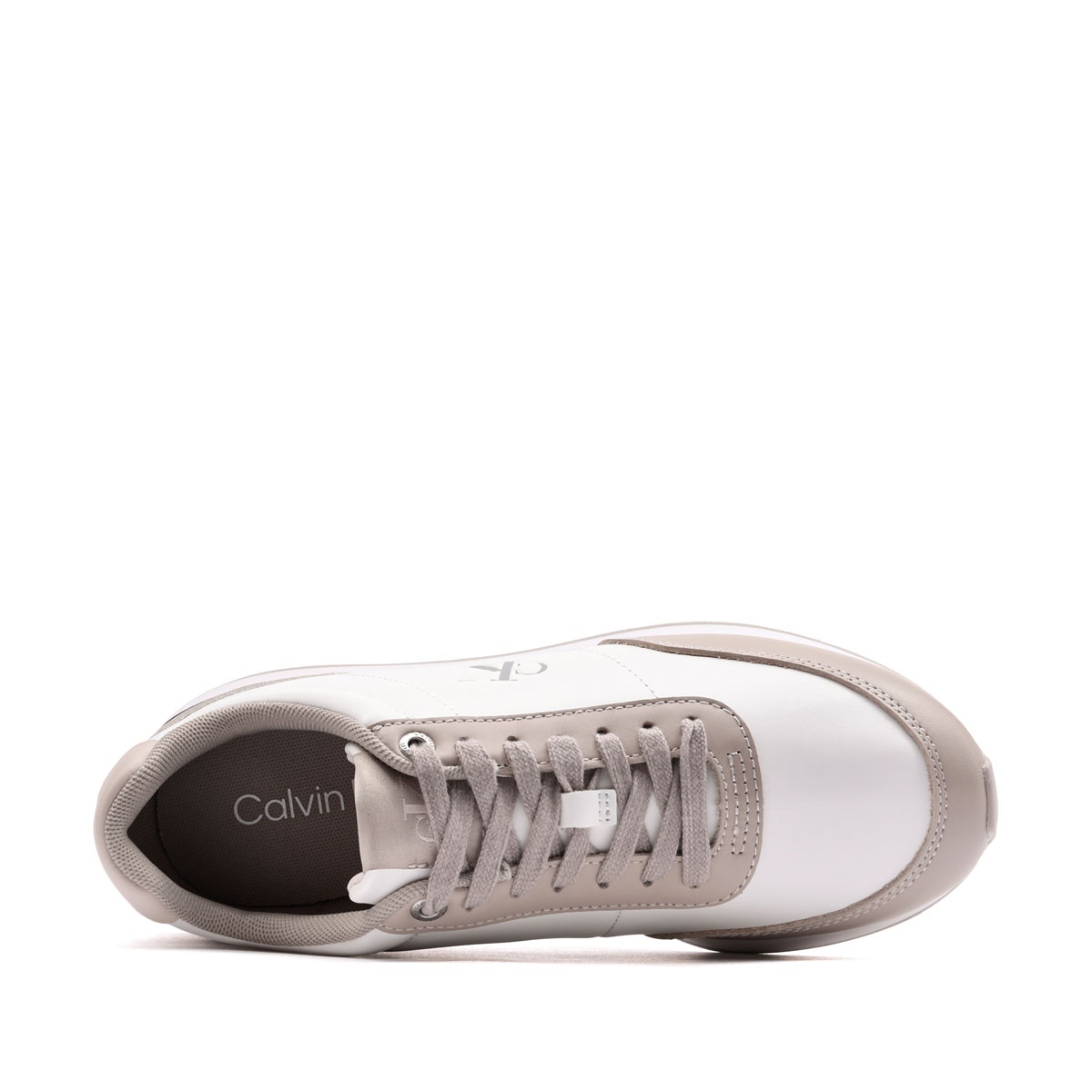 Calvin Klein Retro Runner Lace Up Leather MG Pantofi sport damă YW0YW019420IR