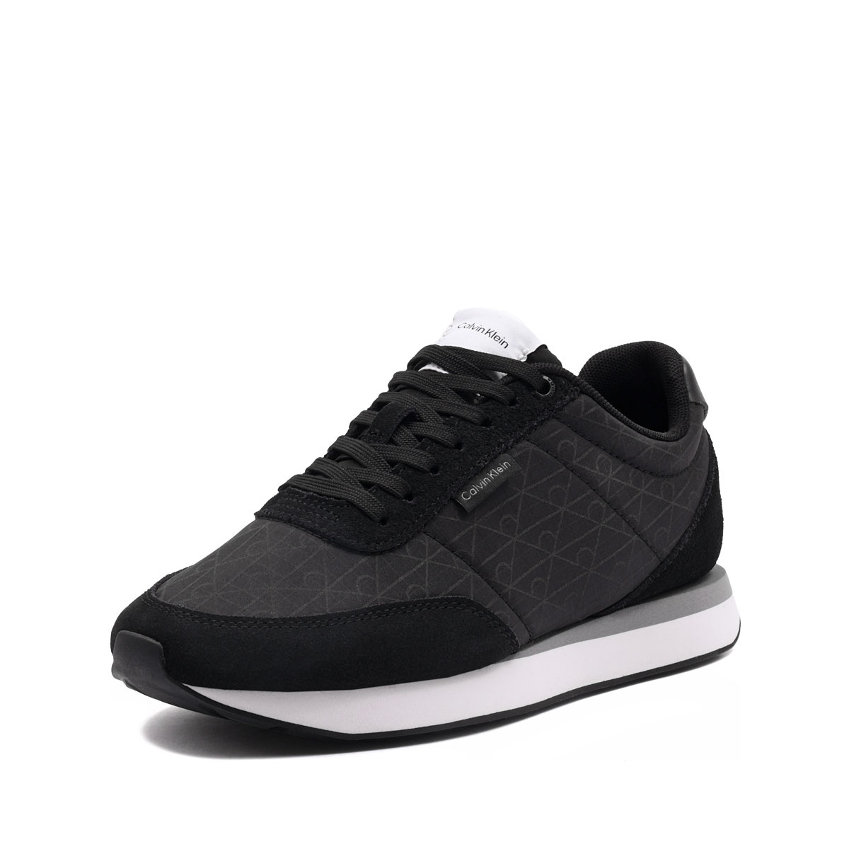 Calvin Klein Retro Runner LaceUp AOP NYL Pantofi sport damă HW0HW02995BEH