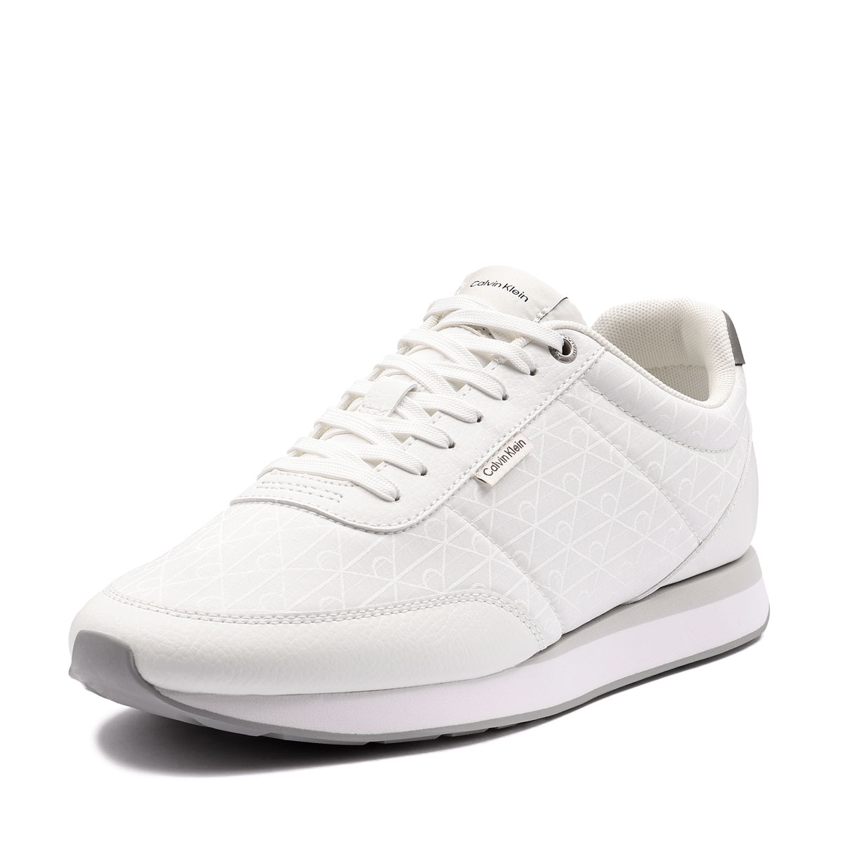 Calvin Klein Retro Runner Leather AOP NY Pantofi sport bărbați HM0HM0221302U