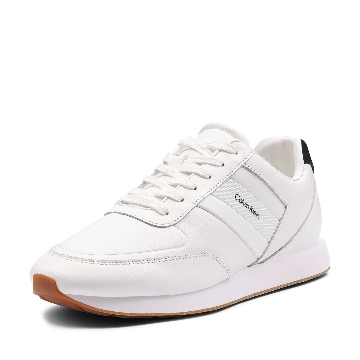 Calvin Klein Retro Runner Leather Tape Pantofi sport bărbați YM0YM0138101W
