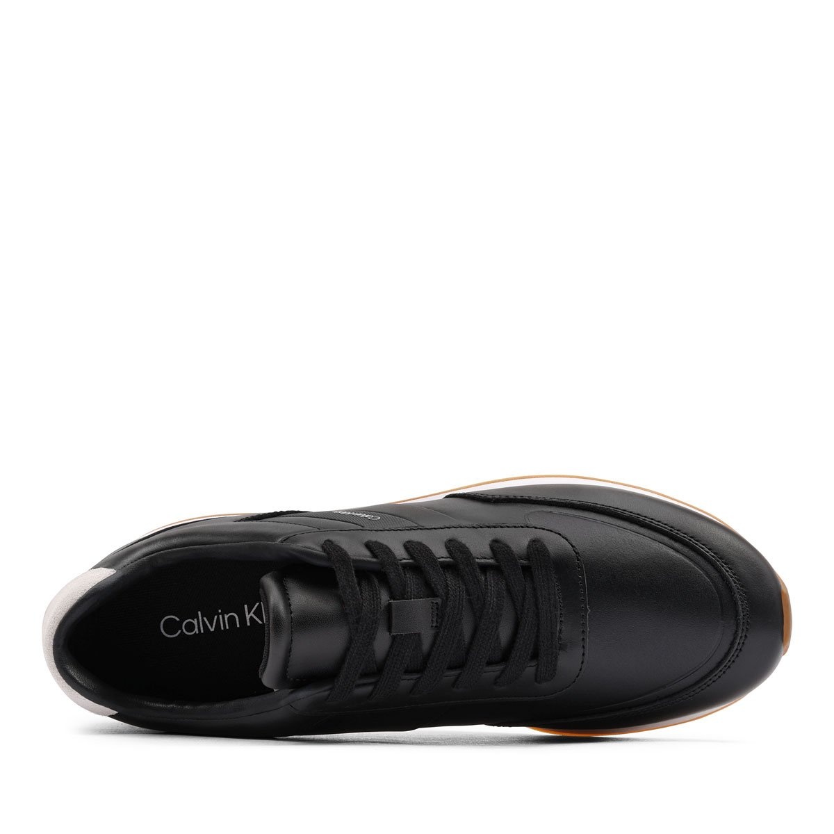 Calvin Klein Retro Runner Leather Tape Pantofi sport bărbați YM0YM013810GM