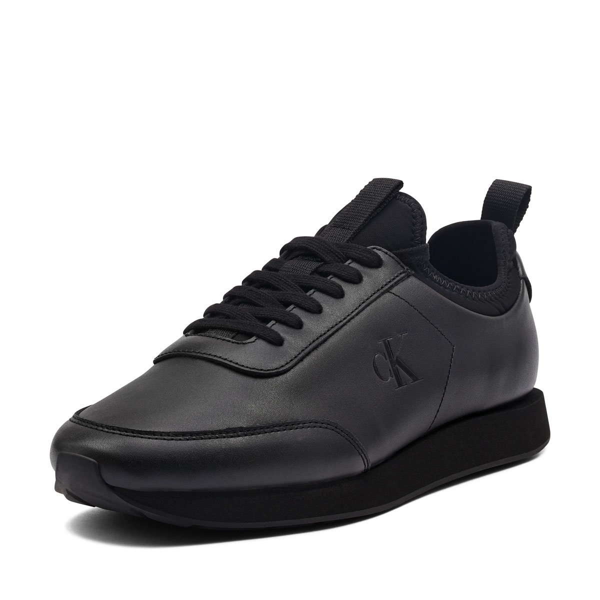 Calvin Klein Retro Runner Sock Laceup Leather Pantofi sport bărbați YM0YM013620GJ