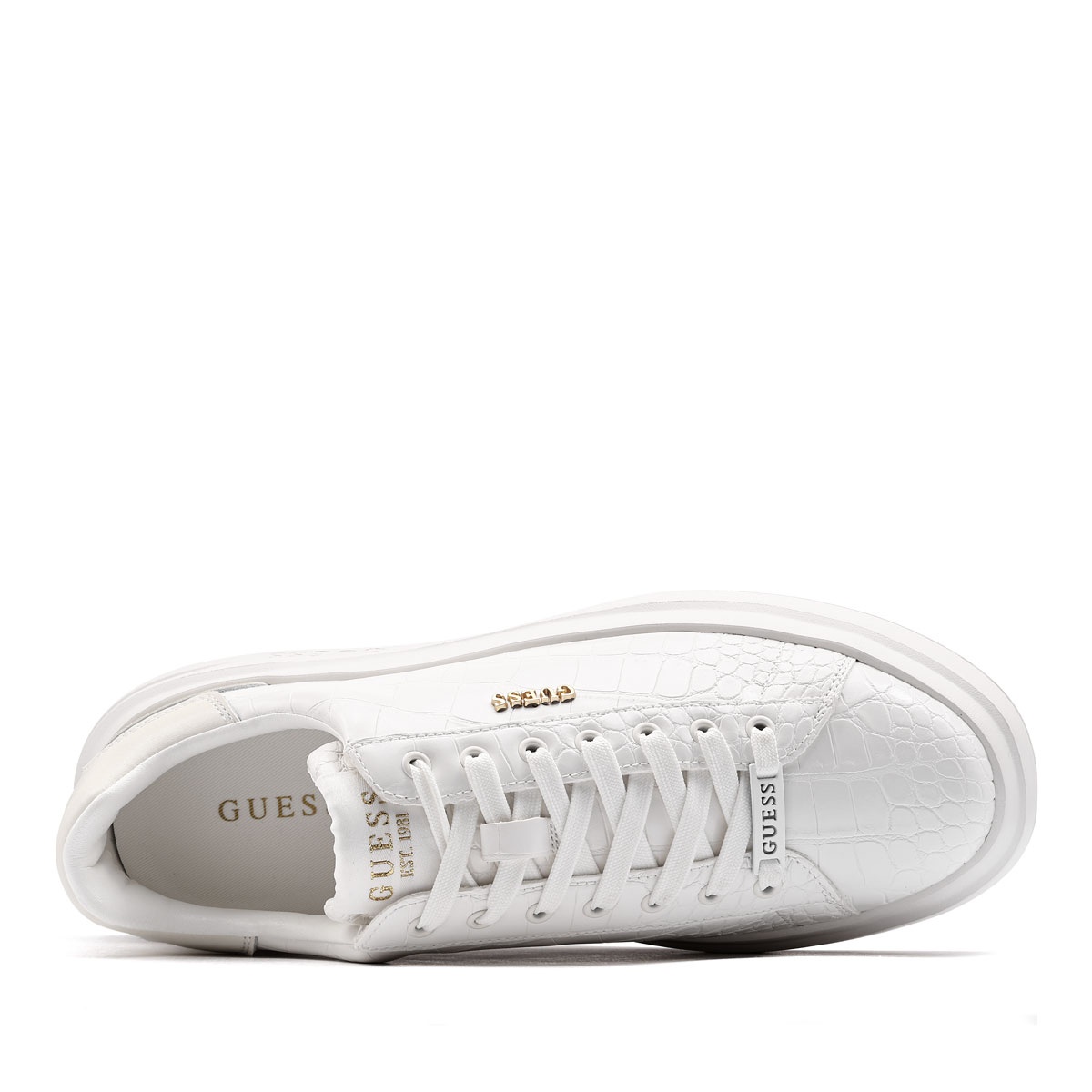 Guess Elba Pantofi sport bărbați FMPELAELE12-WHITE
