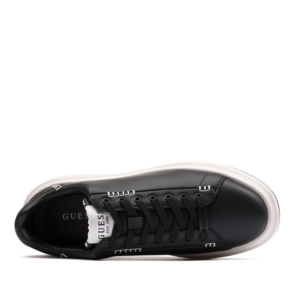 Pantofi sport bărbați Guess Elba FMTLBALEA12-BLACK Guess Elba Pantofi sport bărbați FMTLBALEA12-BLACK