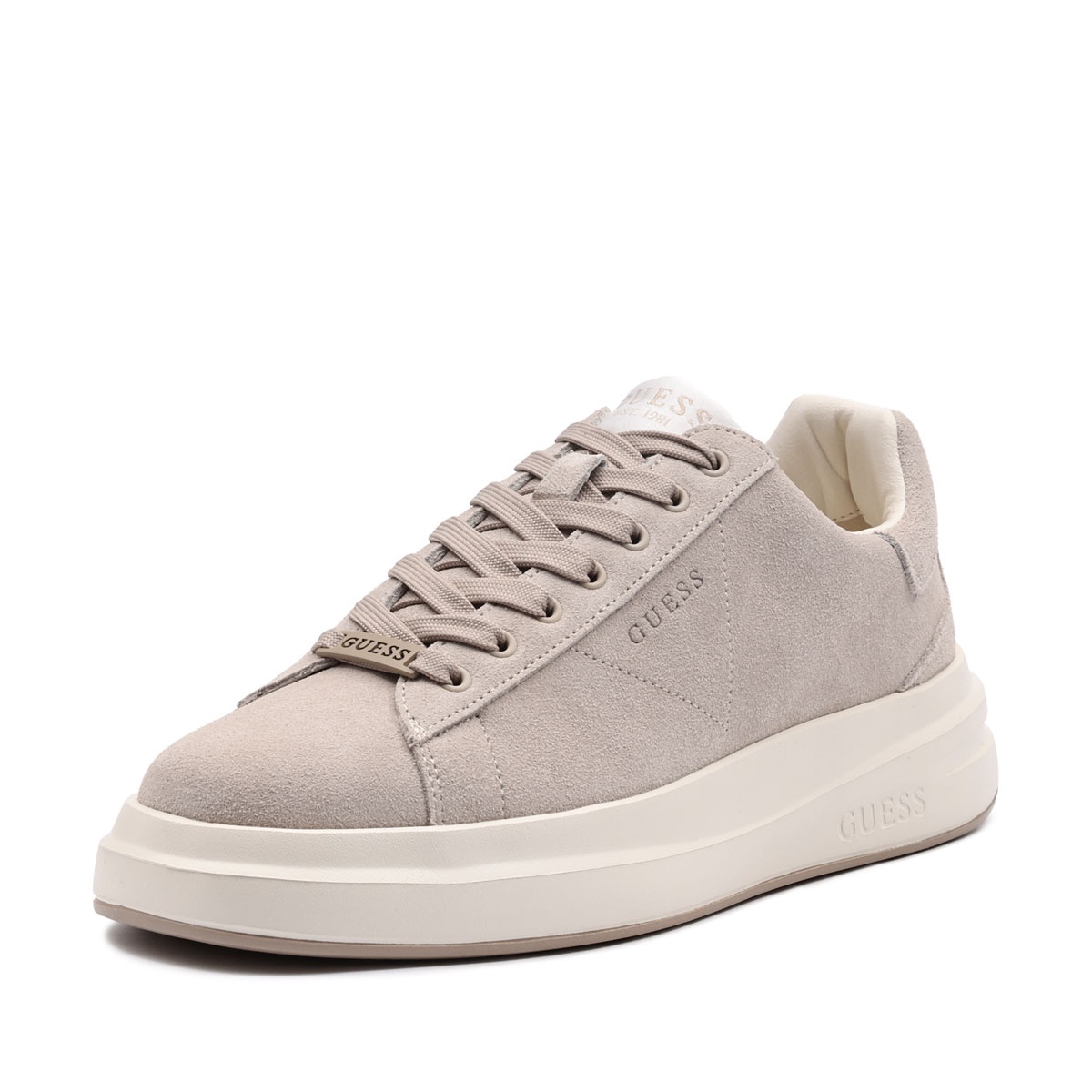 Pantofi sport bărbați Guess Elba FMTLBASUE12-BEIGE Guess Elba Pantofi sport bărbați FMTLBASUE12-BEIGE